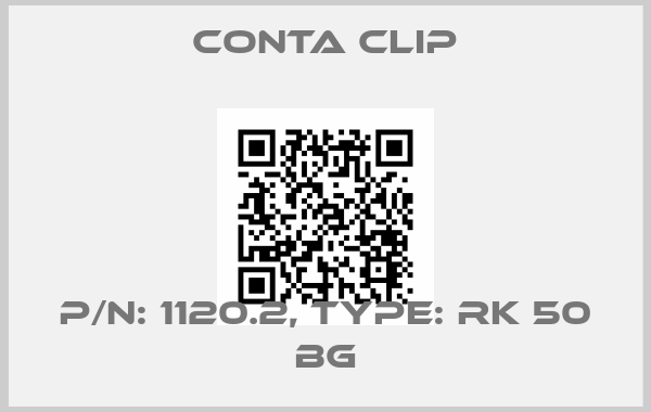 Conta Clip-P/N: 1120.2, Type: RK 50 BGprice