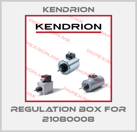 Kendrion-Regulation box for 21080008price