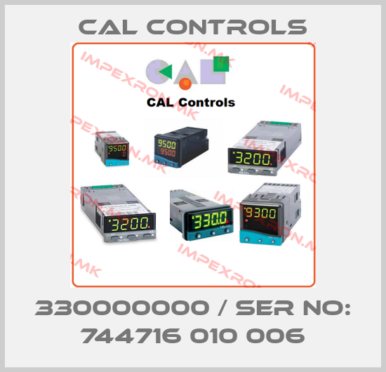 Cal Controls-330000000 / ser no: 744716 010 006price