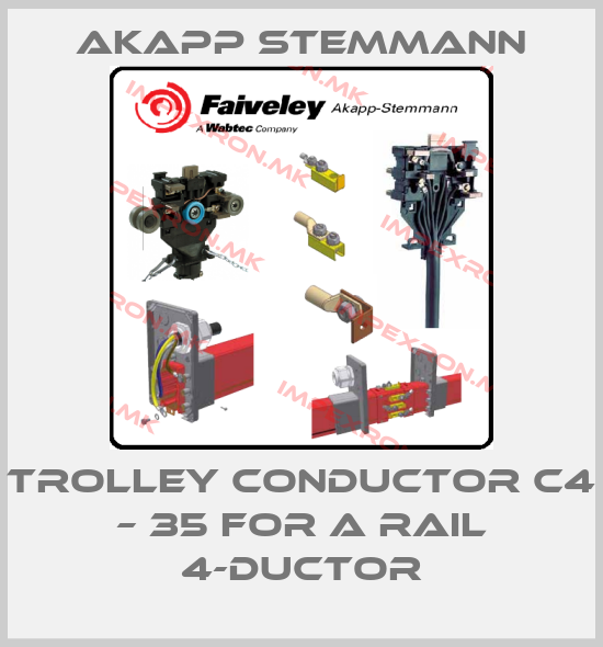 Akapp Stemmann-Trolley conductor C4 – 35 for a rail 4-Ductorprice