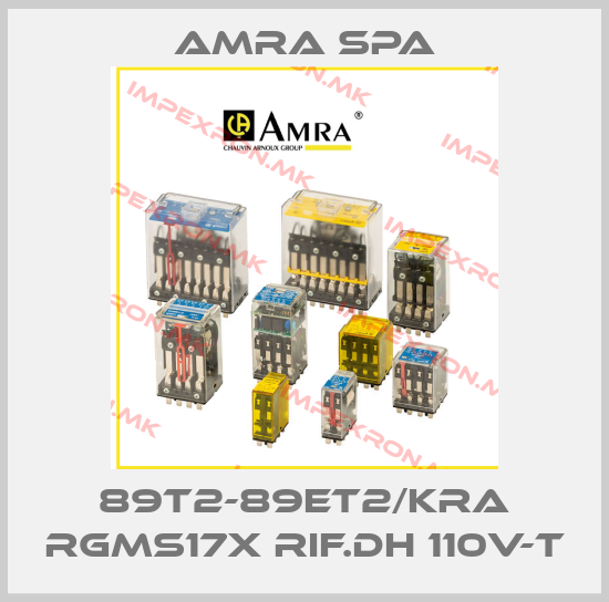 Amra SpA-89T2-89ET2/KRA RGMS17X Rif.DH 110V-Tprice