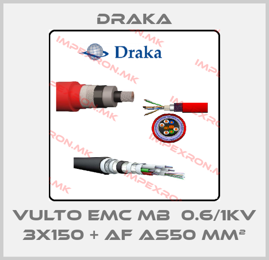 Draka-VULTO EMC mb  0.6/1KV 3X150 + af as50 mm²price