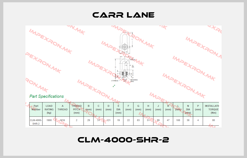 Carr Lane-CLM-4000-SHR-2price