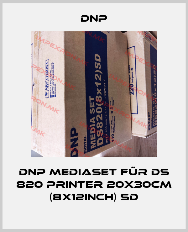 DNP-DNP Mediaset für DS 820 Printer 20x30cm (8x12inch) SDprice