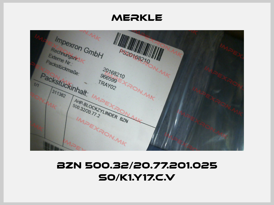 Merkle-BZN 500.32/20.77.201.025 S0/K1.Y17.C.Vprice