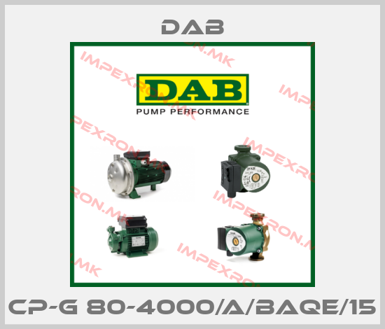 DAB-CP-G 80-4000/A/BAQE/15price