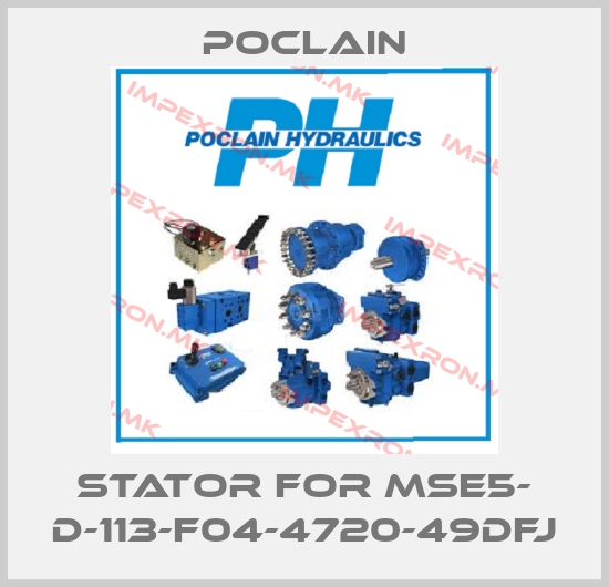 Poclain-stator for MSE5- D-113-F04-4720-49DFJprice