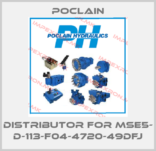 Poclain-Distributor for MSE5- D-113-F04-4720-49DFJprice