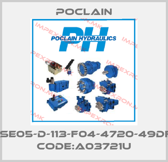 Poclain-MSE05-D-113-F04-4720-49DFJ, code:A03721Uprice