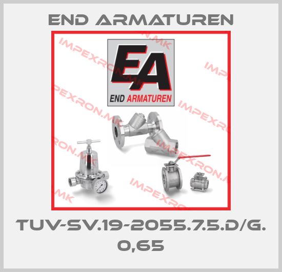 End Armaturen-TUV-SV.19-2055.7.5.D/G. 0,65price