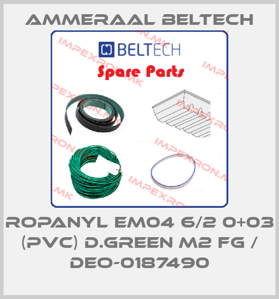 Ammeraal Beltech-Ropanyl EM04 6/2 0+03 (PVC) d.green M2 FG / DEO-0187490price