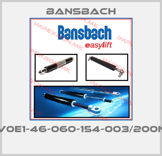 Bansbach-V0E1-46-060-154-003/200N price