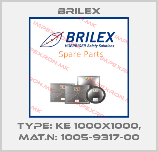 Brilex-Type: KE 1000X1000, Mat.n: 1005-9317-00price