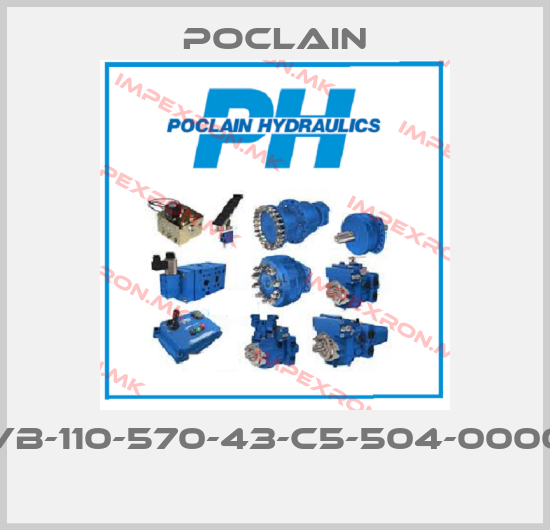 Poclain-VB-110-570-43-C5-504-0000 price