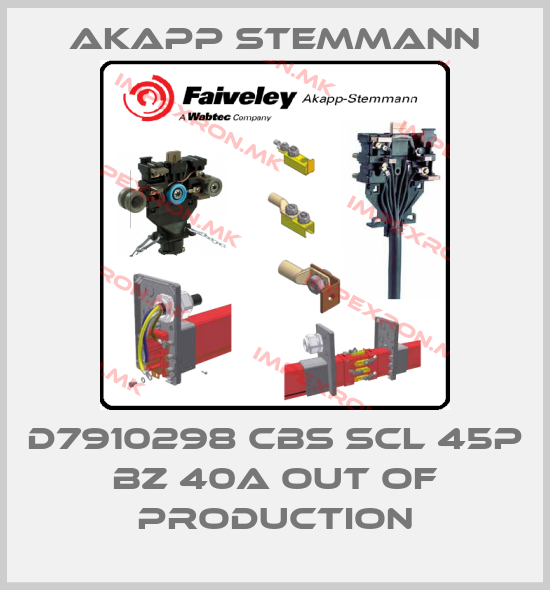 Akapp Stemmann-D7910298 CBS SCL 45P BZ 40A out of productionprice