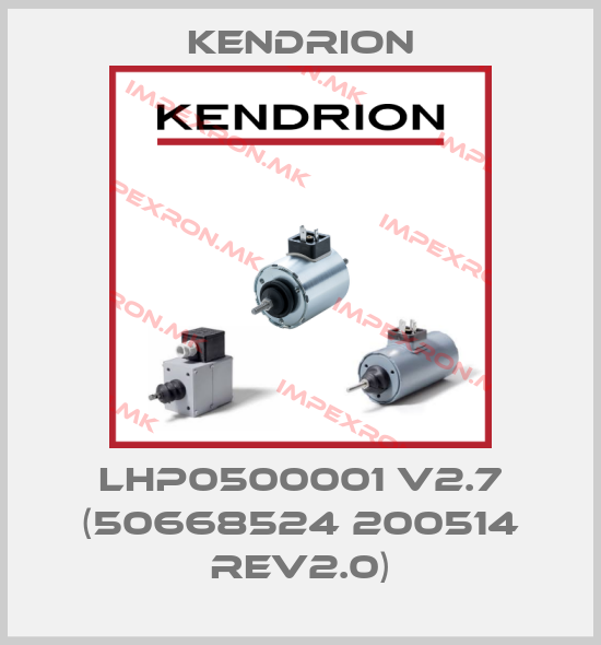 Kendrion-LHP0500001 v2.7 (50668524 200514 Rev2.0)price