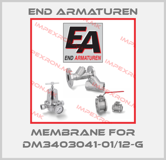 End Armaturen-membrane for DM3403041-01/12-Gprice