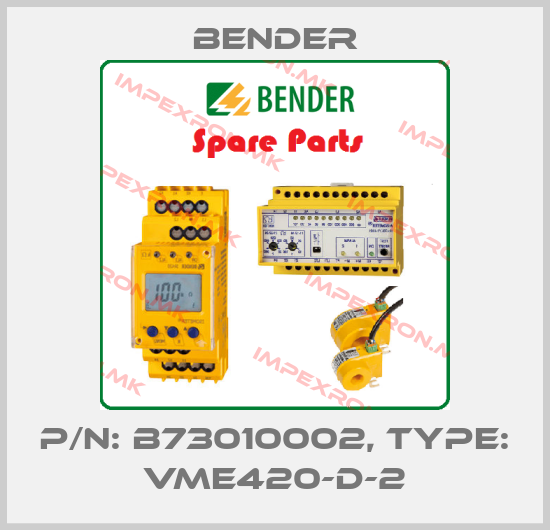 Bender-p/n: B73010002, Type: VME420-D-2price