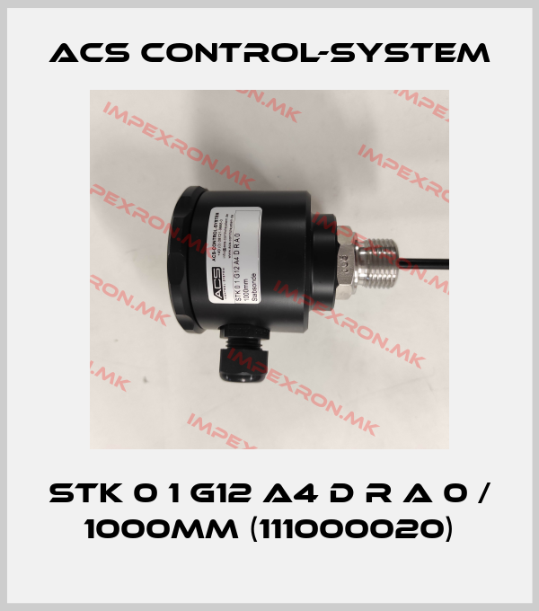 Acs Control-System-STK 0 1 G12 A4 D R A 0 / 1000mm (111000020)price