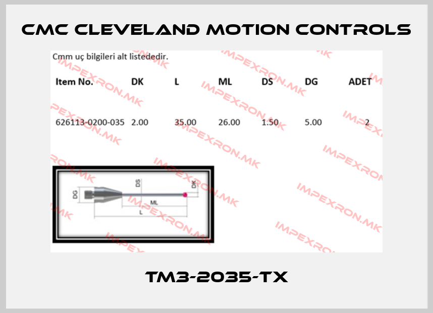 Cmc Cleveland Motion Controls-TM3-2035-TXprice