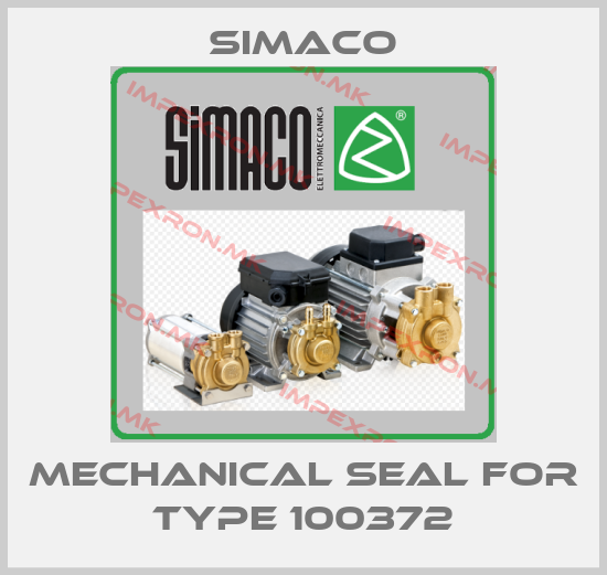 Simaco-mechanical seal for type 100372price