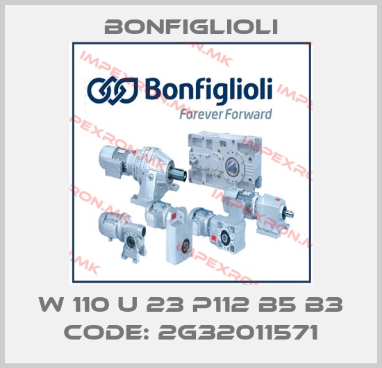 Bonfiglioli-W 110 U 23 P112 B5 B3 CODE: 2G32011571price