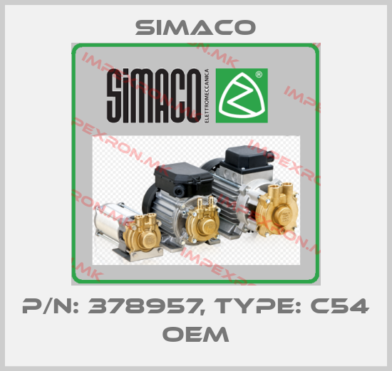 Simaco-P/N: 378957, Type: C54 OEMprice