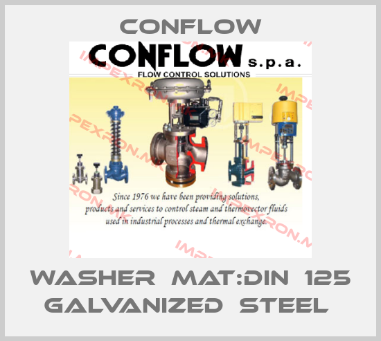 CONFLOW-WASHER  MAT:DIN  125 GALVANIZED  STEEL price