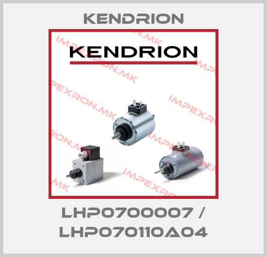 Kendrion-LHP0700007 / LHP070110A04price