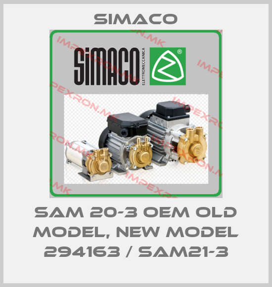 Simaco-SAM 20-3 OEM old model, new model 294163 / SAM21-3price