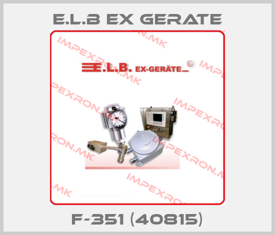 E.L.B Ex Gerate-F-351 (40815)price