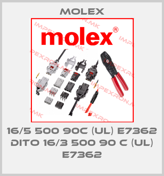 Molex-16/5 500 90C (UL) E7362 DITO 16/3 500 90 C (UL) E7362price