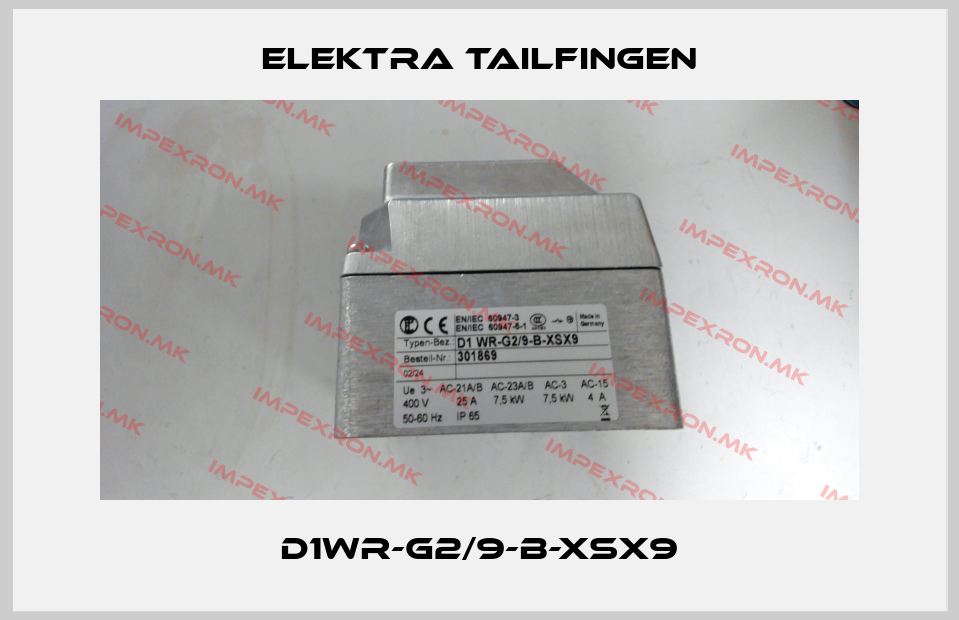 Elektra Tailfingen-D1WR-G2/9-B-XSX9price