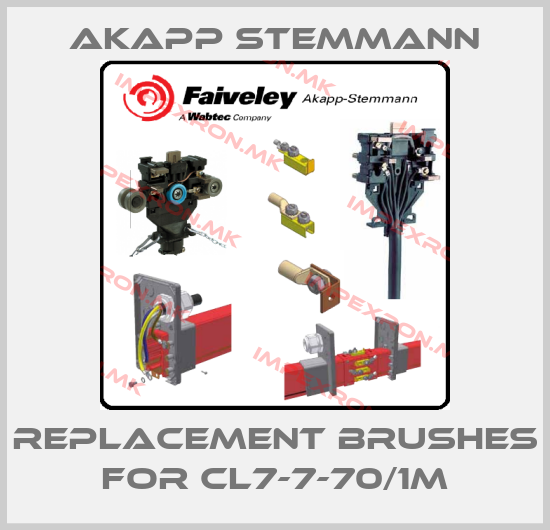 Akapp Stemmann-replacement brushes for CL7-7-70/1Mprice