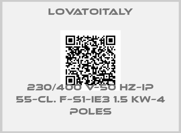 LovatoItaly Europe