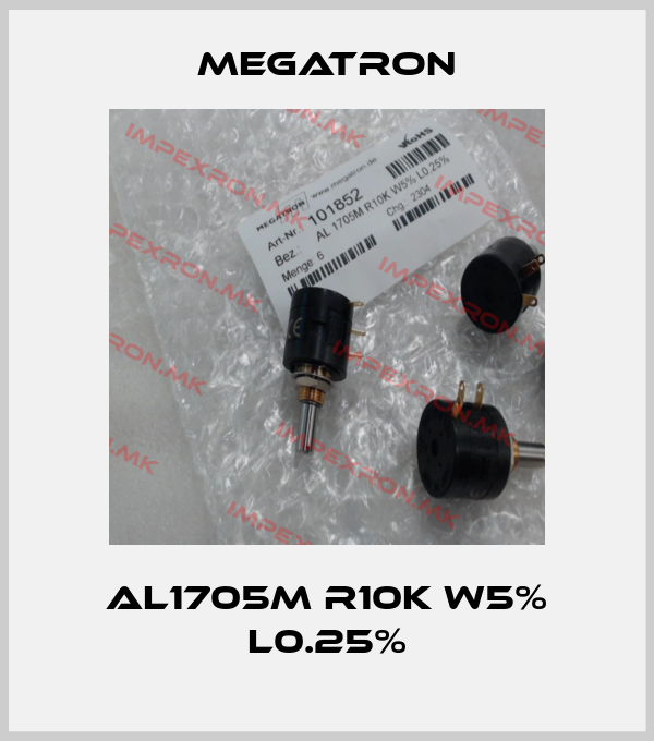 Megatron-AL1705M R10K W5% L0.25%price