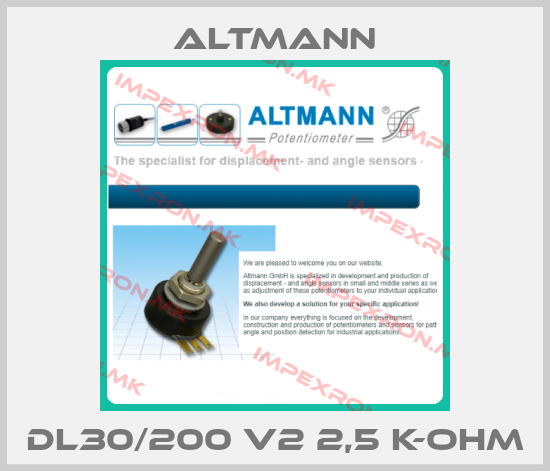 ALTMANN-DL30/200 V2 2,5 K-Ohmprice