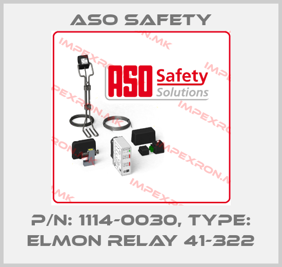 ASO SAFETY-P/N: 1114-0030, Type: ELMON relay 41-322price