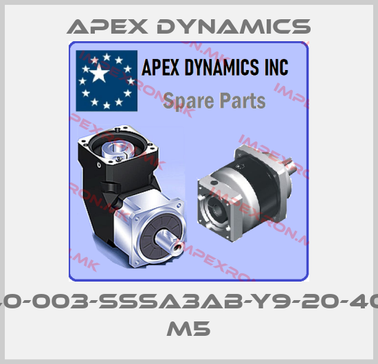 Apex Dynamics-WPLE040-003-SSSA3AB-Y9-20-40-63-B5- M5price