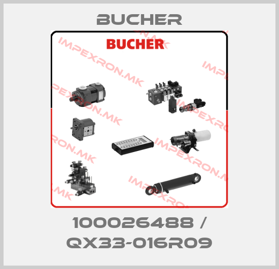 Bucher-100026488 / QX33-016R09price