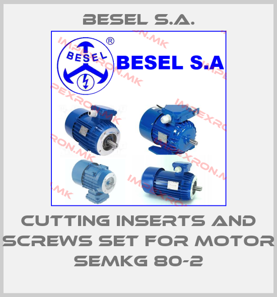 BESEL S.A.-Cutting inserts and screws set for motor SEMKg 80-2price