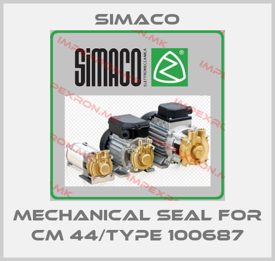 Simaco-mechanical seal for Cm 44/type 100687price