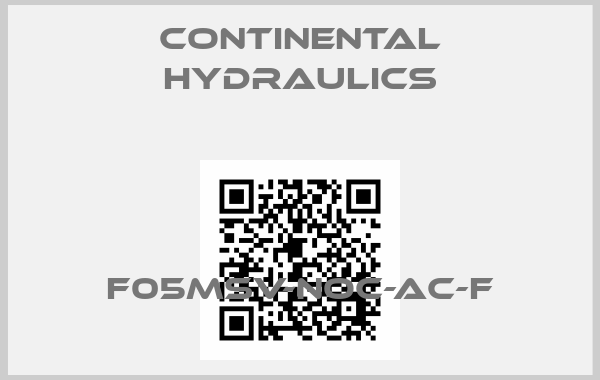 Continental Hydraulics-F05MSV-NOC-AC-Fprice