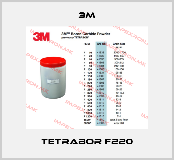 3M-Tetrabor F220price