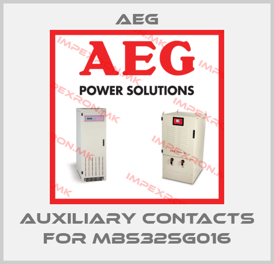 AEG-auxiliary contacts for Mbs32SG016price