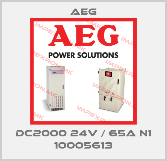 AEG-DC2000 24V / 65A N1 10005613price