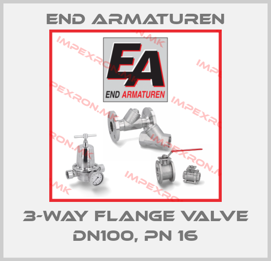 End Armaturen-3-way flange valve DN100, PN 16price