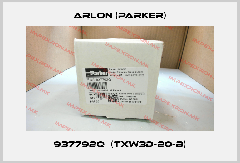 Arlon (Parker)-937792Q  (TXW3D-20-B)price