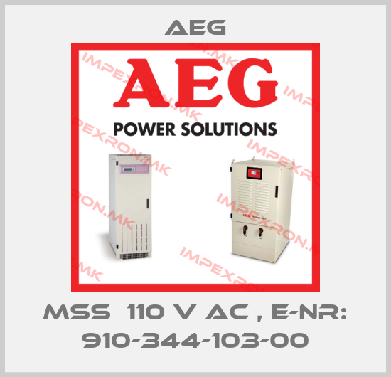 AEG-MSS  110 V AC , E-Nr: 910-344-103-00price