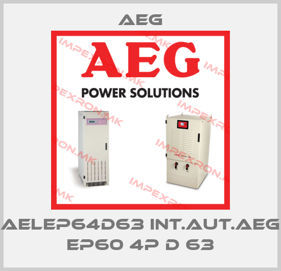 AEG-AELEP64D63 INT.AUT.AEG EP60 4P D 63price